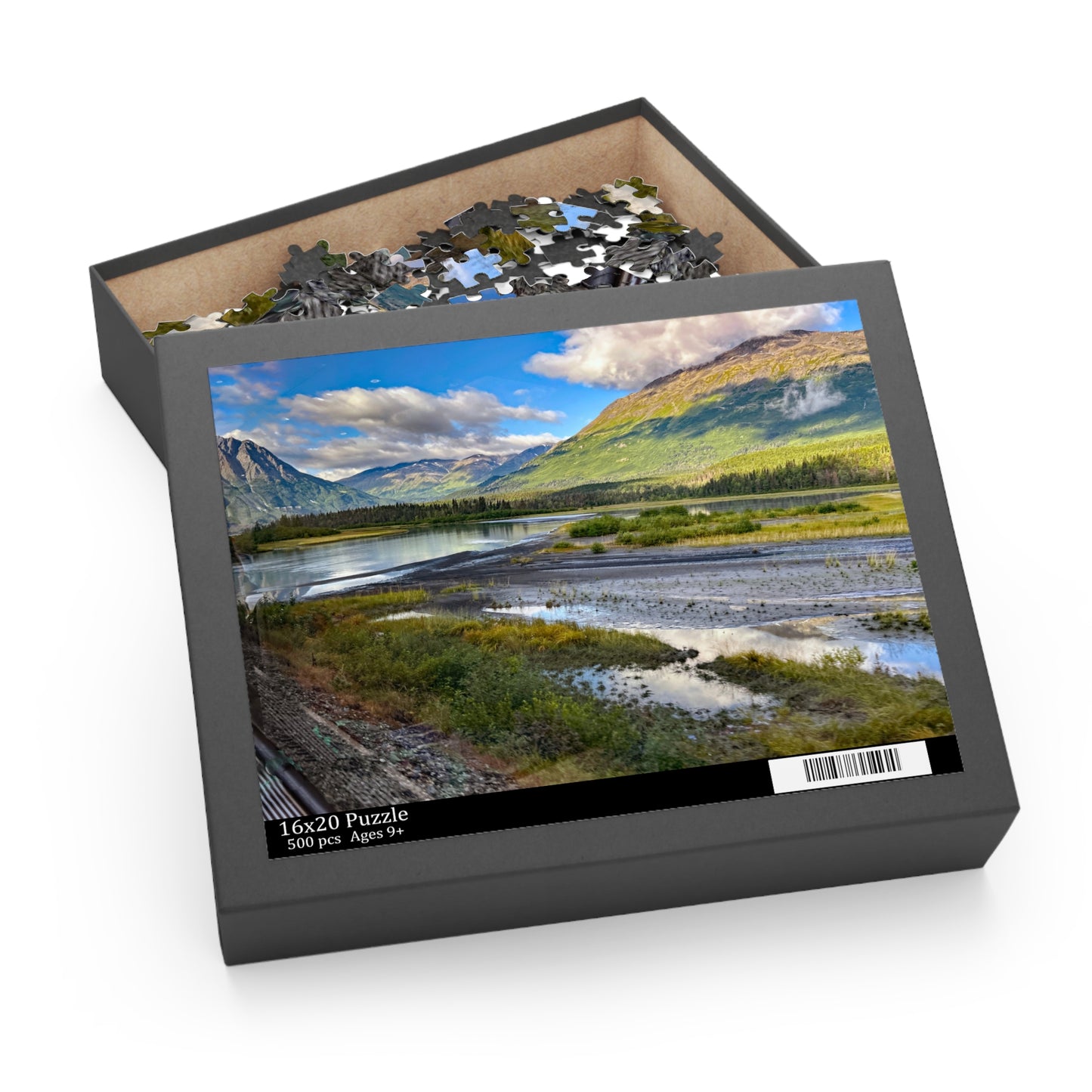 Marshland Passage – Alaska Rail Puzzle (500-Piece)