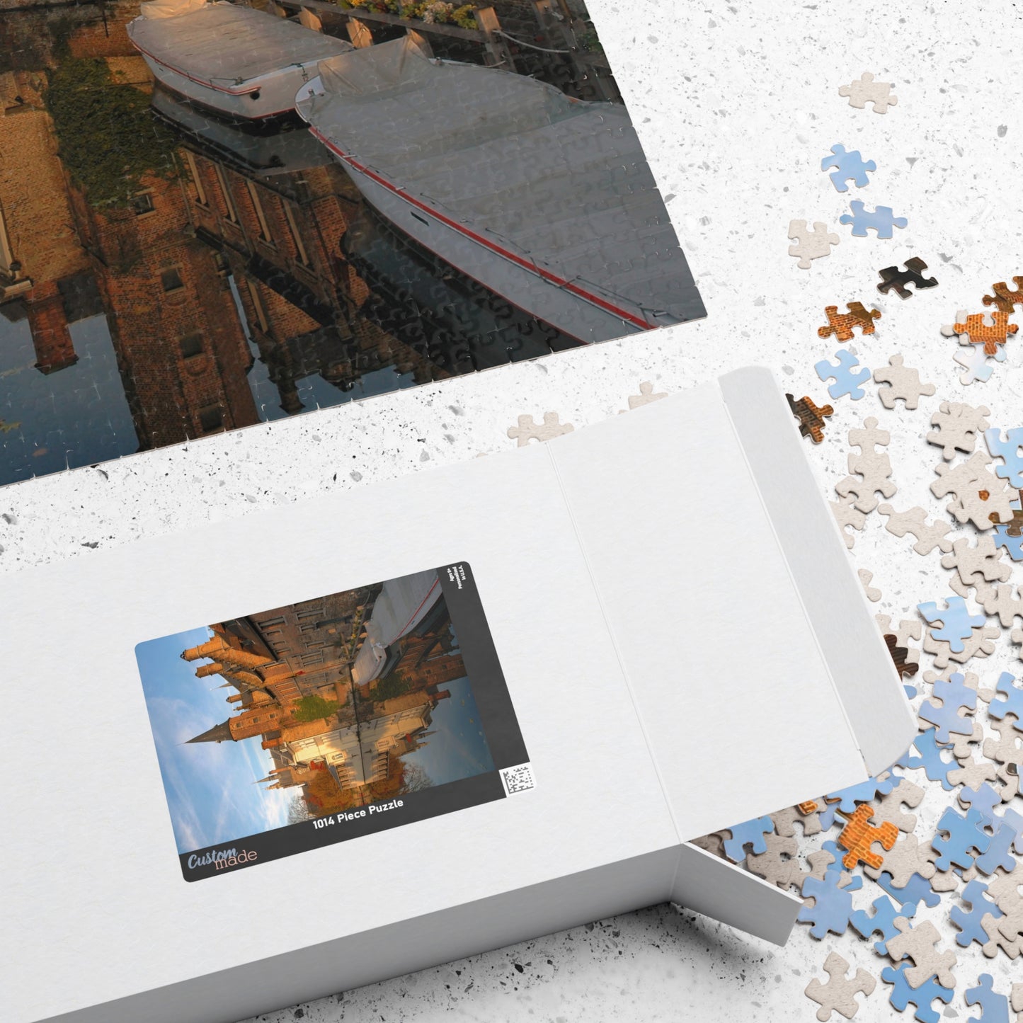 Scenic Bruges Canal Puzzle 1014-Piece