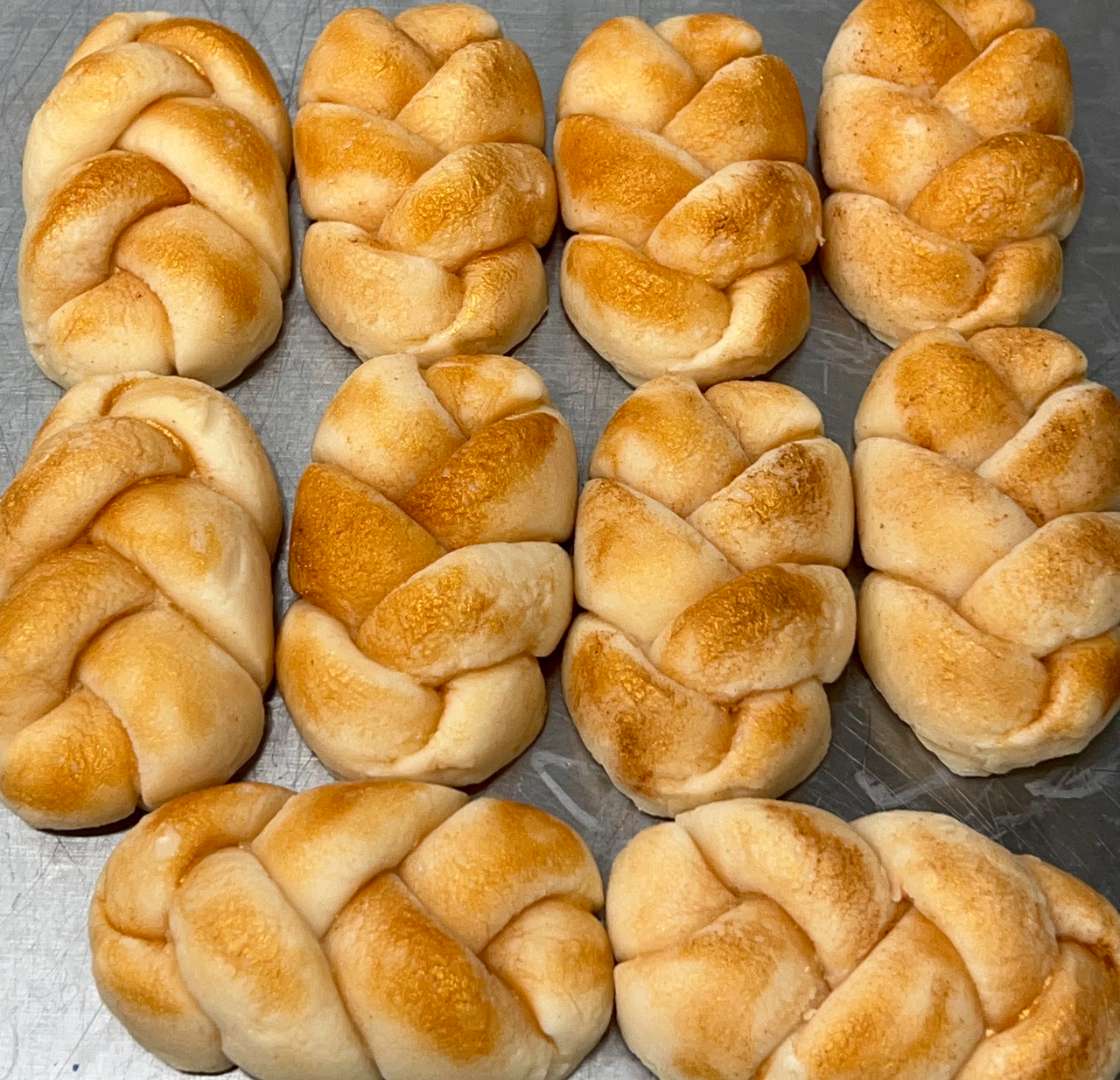 Loaf of FRESH BAKED BREAD | FAKE FOOD | Braided Bread | 5 oz