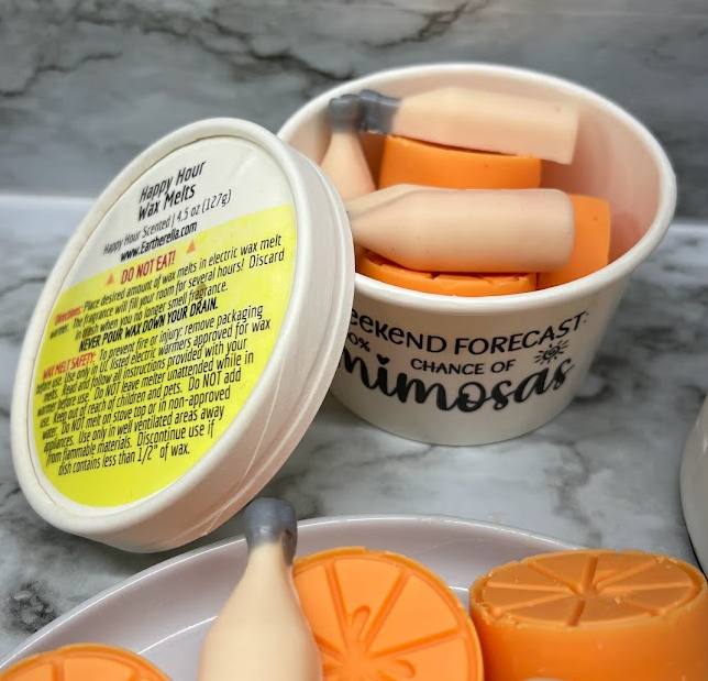 HAPPY HOUR | Mimosas | Wax Melts | Orange Juice & Champagne | 4.5 oz