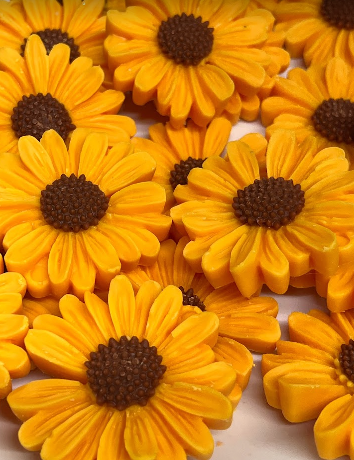 SUNFLOWERS Realistic Floral Flower Wax Melts | 7 Melts | 4.25 oz