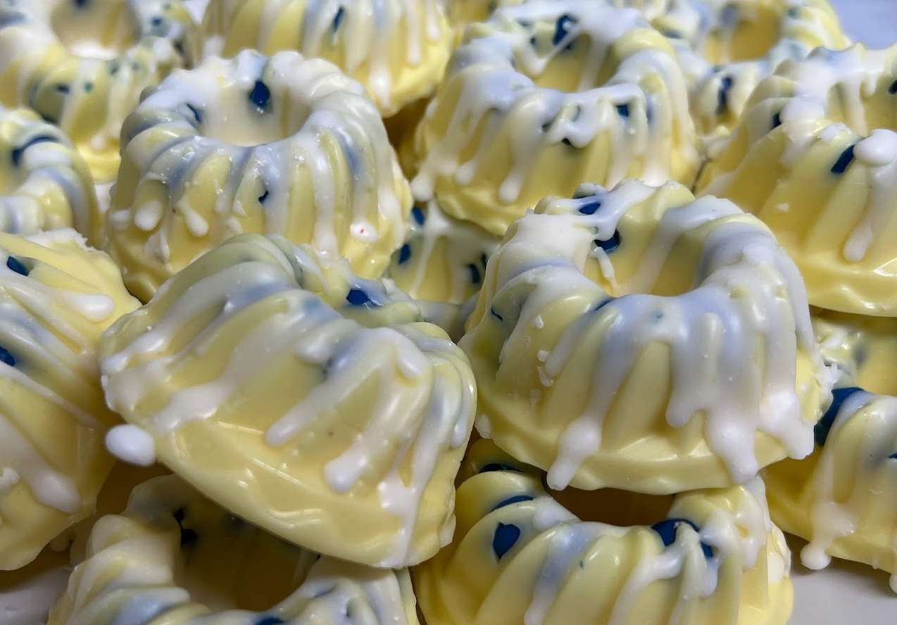 LEMON BLUEBERRY Mini Bundt Cake wax melts | 4 Melts | 6.25 oz