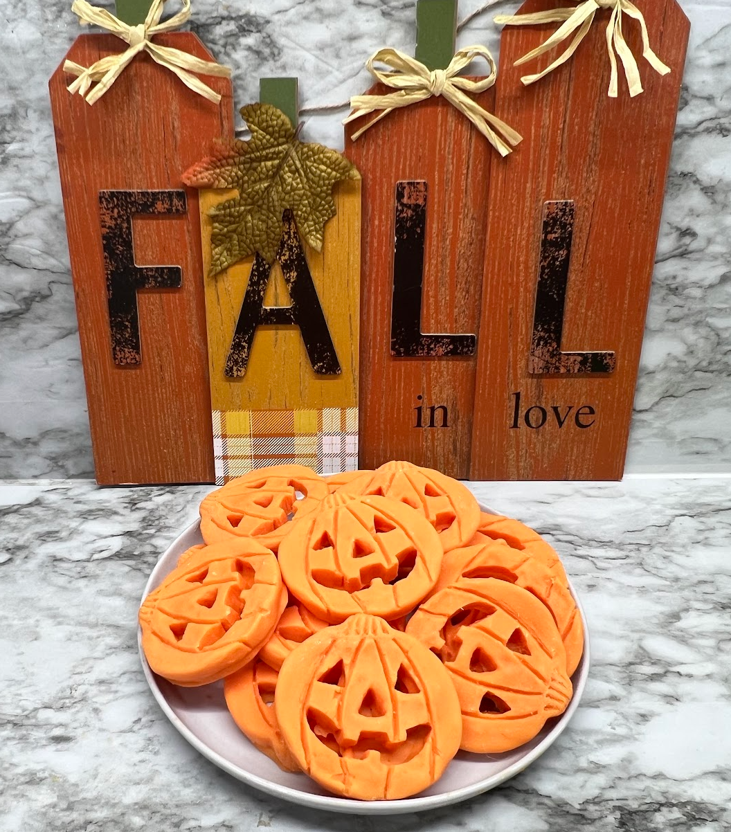 PUMPKIN CUTOUT COOKIES wax melts | Pumpkin Ginger | Halloween | Jack-o-lantern | 5 wax melts | 5.5 oz
