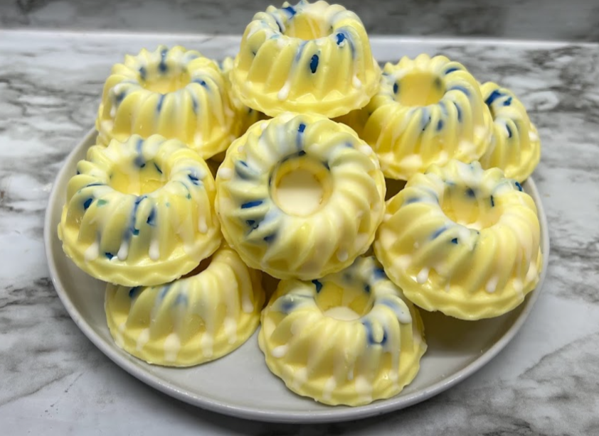 LEMON BLUEBERRY Mini Bundt Cake wax melts | 4 Melts | 6.25 oz