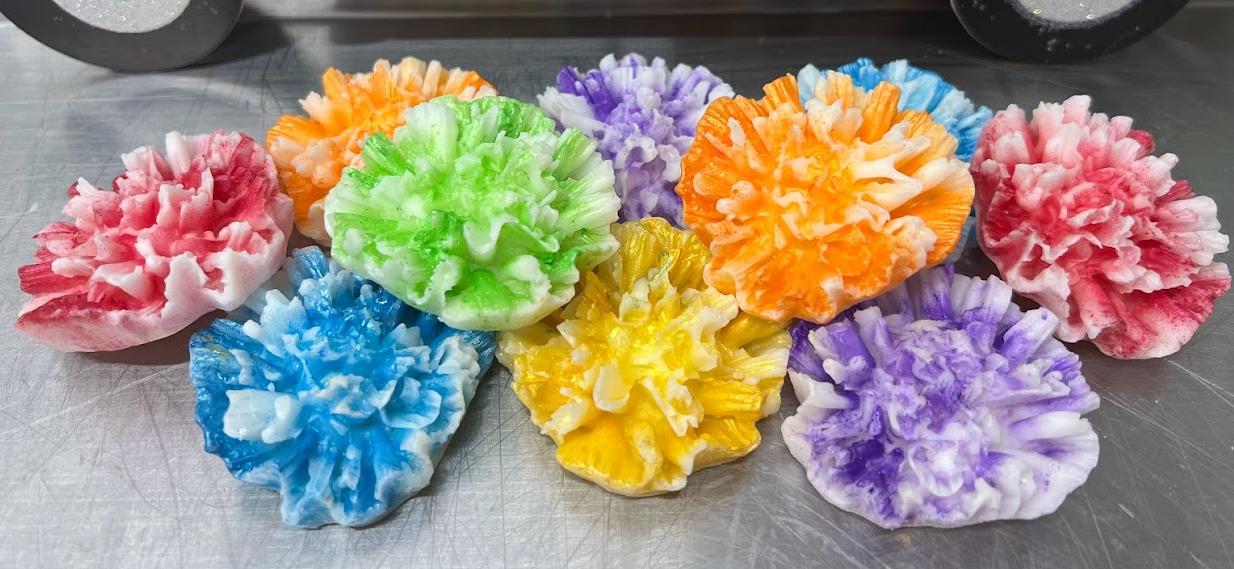 CARNATIONS Realistic Floral Wax Melts | 5 Melts | 3 oz