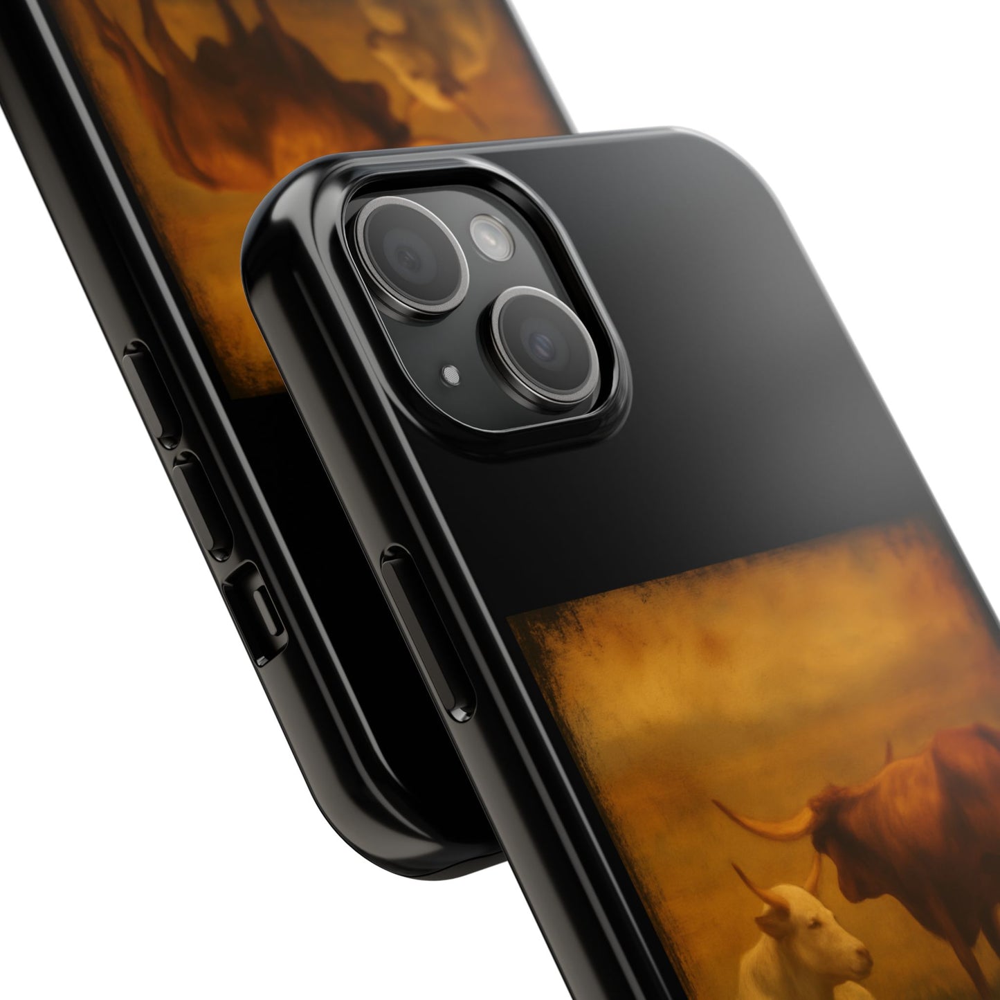 Unbothered Cows phone case | Cow art phone case, pastoral rustic design