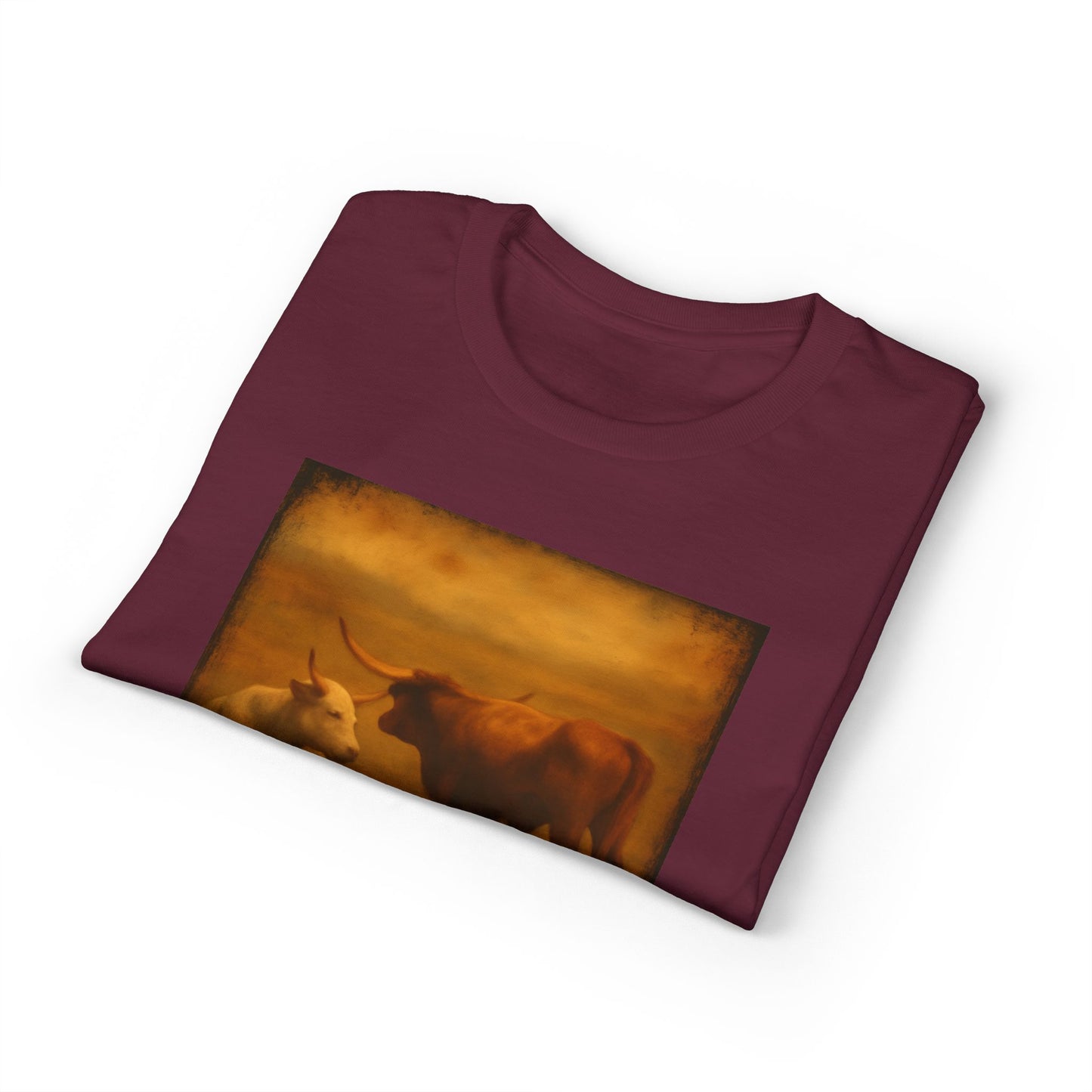 Unbothered Longhorn Art T-Shirt