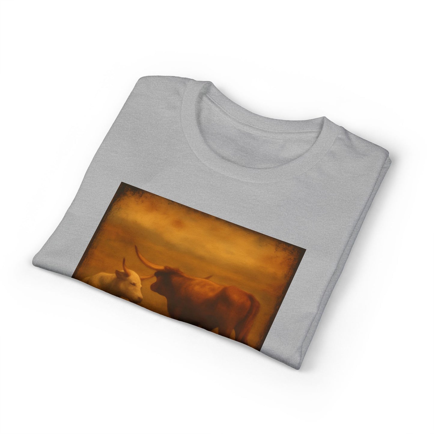 Unbothered Longhorn Art T-Shirt