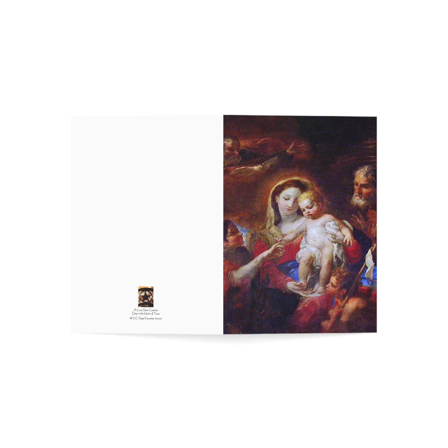 Sacred Gathering – Holiday Greeting Card (1/10/30/50 pcs)