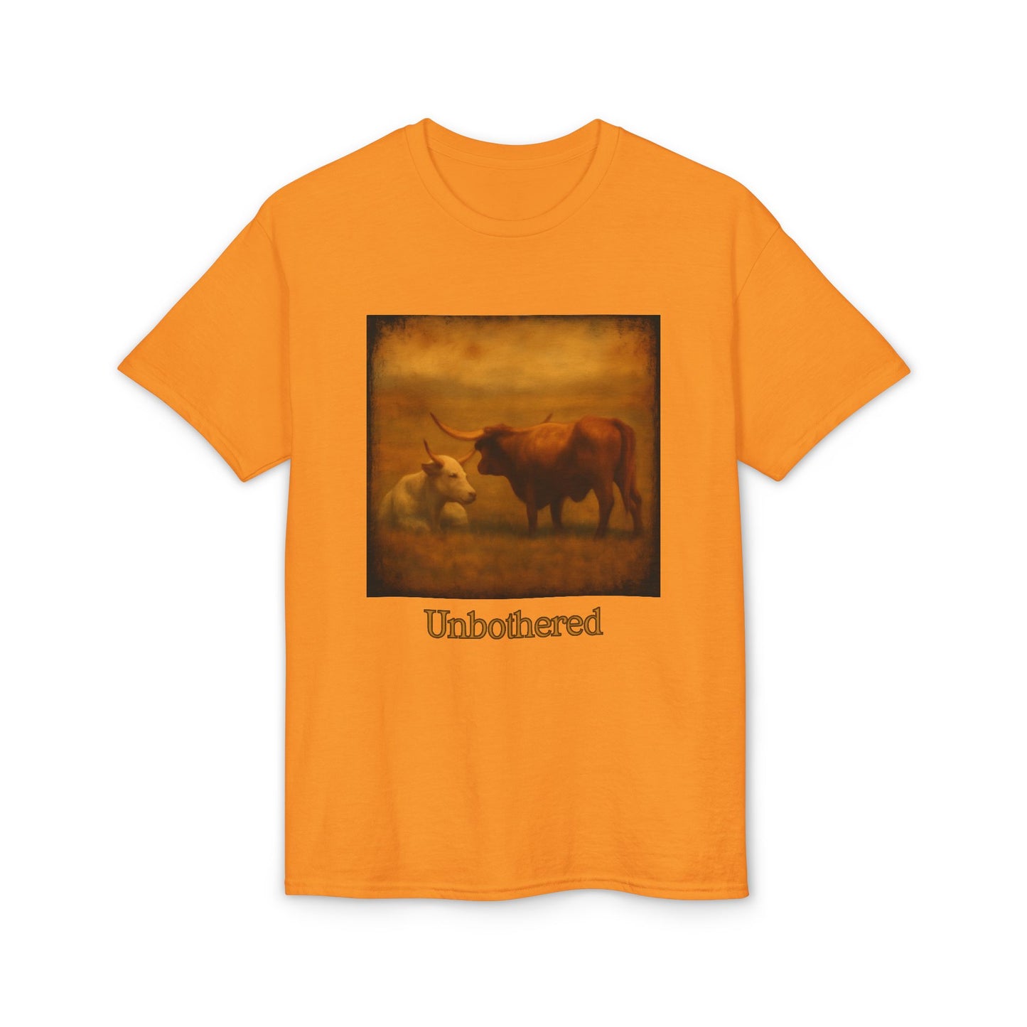 Unbothered Longhorn Art T-Shirt