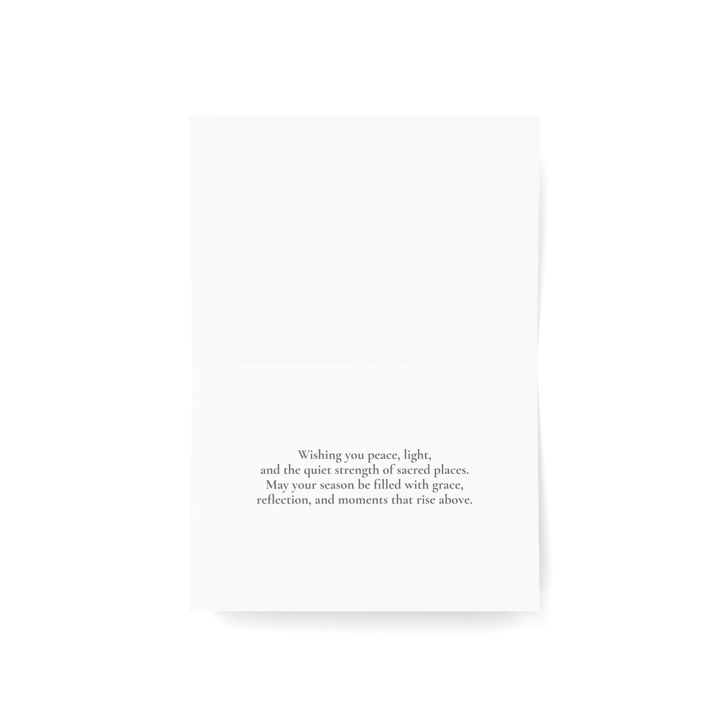 Sanctuary in Light – Mont Saint-Michel Greeting Card (1/10/30/50 pcs)