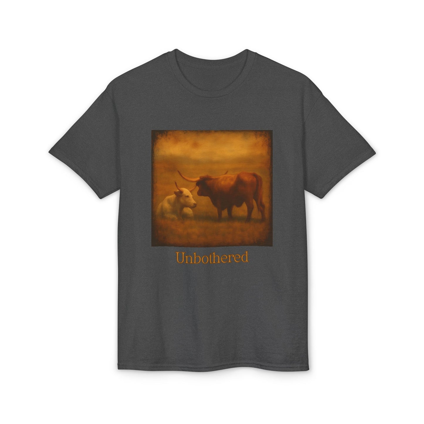 Unbothered Longhorn Art T-Shirt