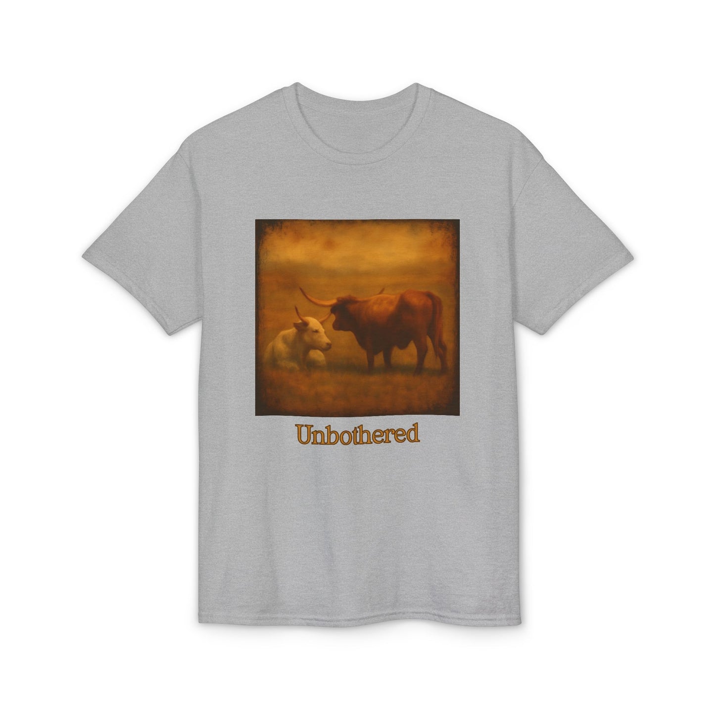 Unbothered Longhorn Art T-Shirt
