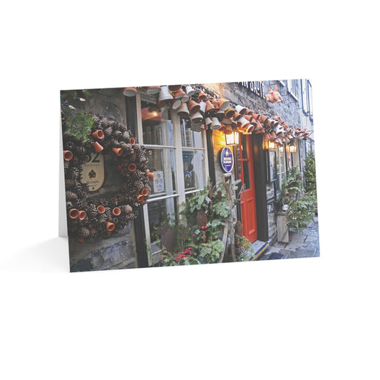 Terracotta Noël – Quebec Holiday Greeting Card (1/10/30/50 pcs)