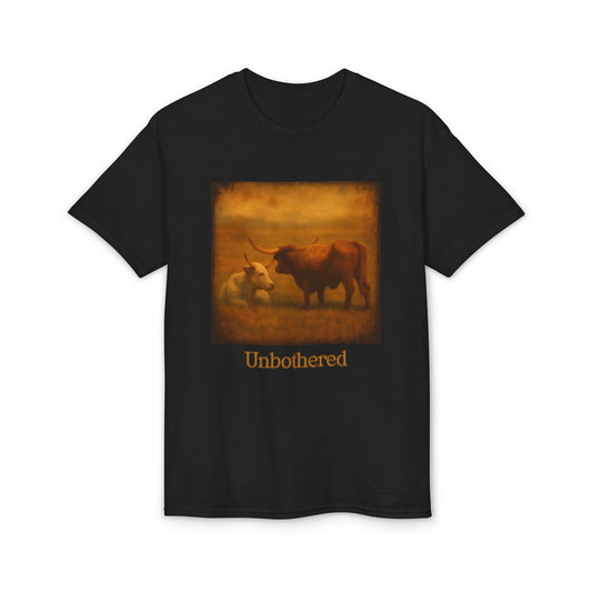 Unbothered Longhorn Art T-Shirt