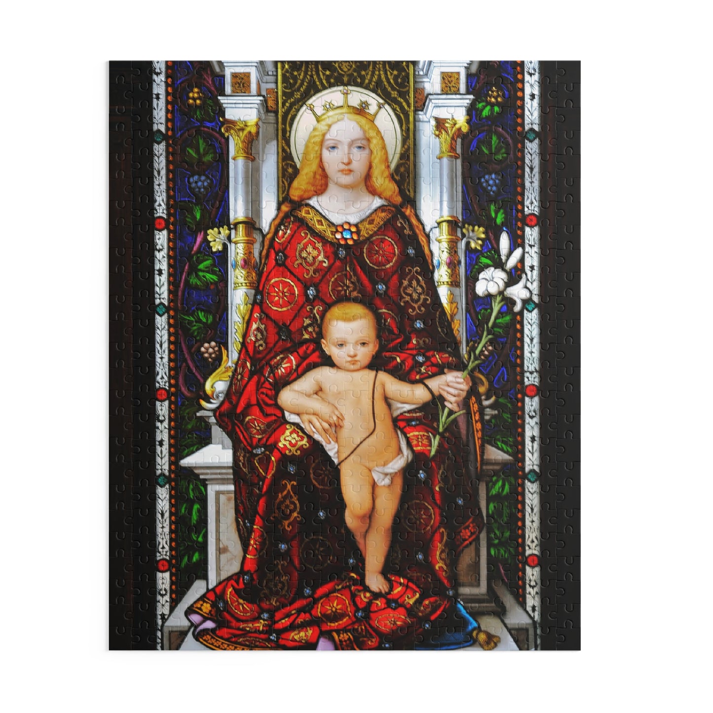 Madonna in Glass Puzzle (500-Piece)
