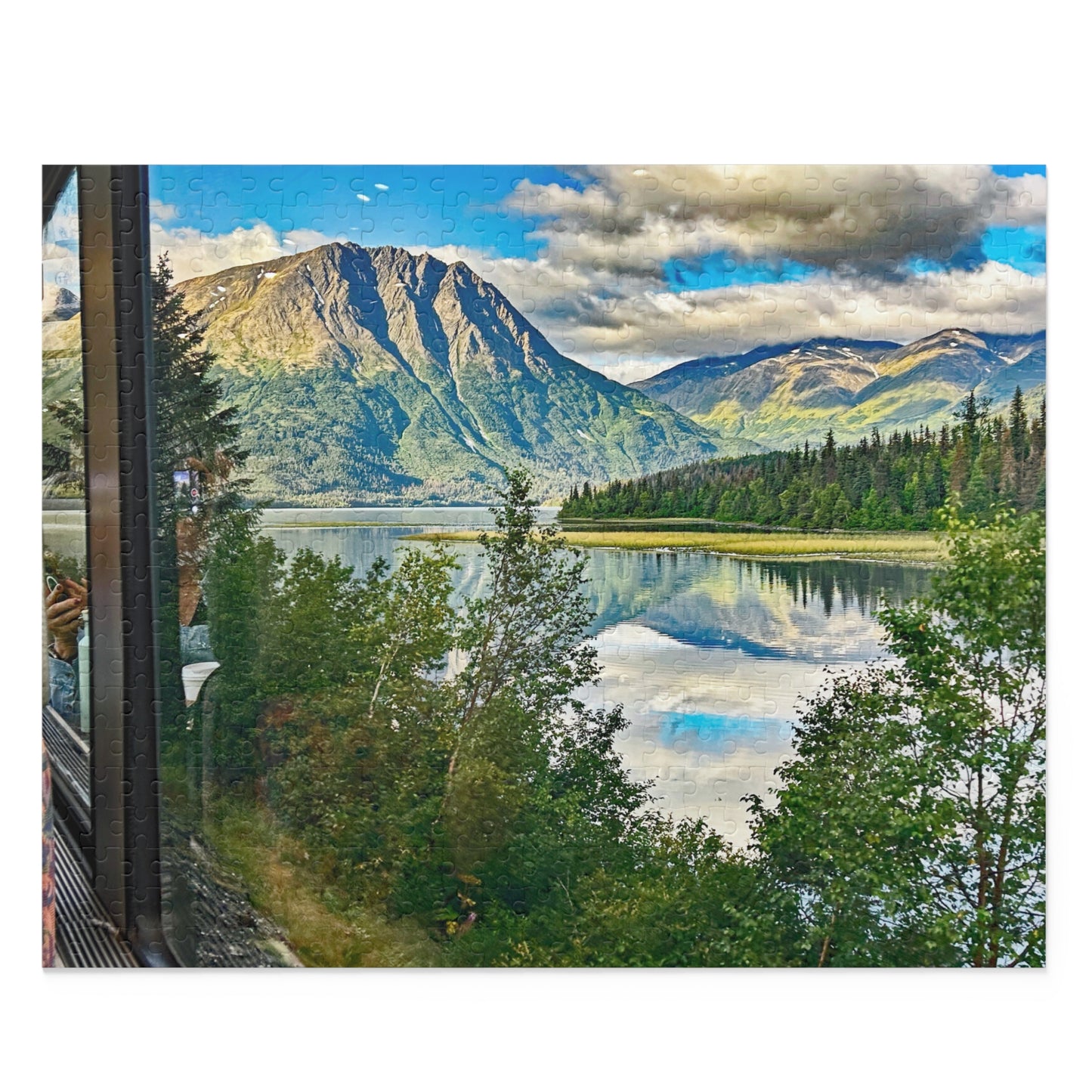 Reflections from White Pass – Alaska Rail Puzzle (500-Piece)