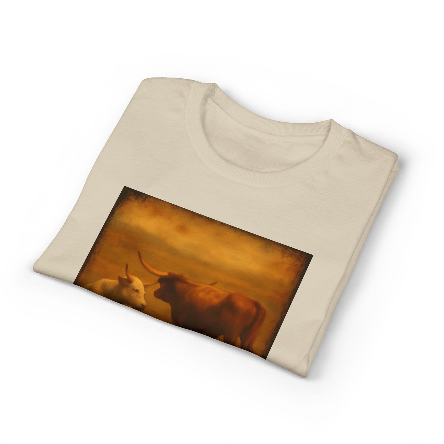 Unbothered Longhorn Art T-Shirt