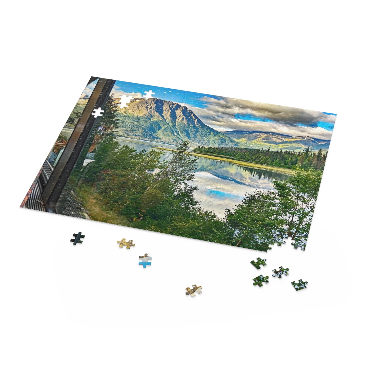 Reflections from White Pass – Alaska Rail Puzzle (500-Piece)