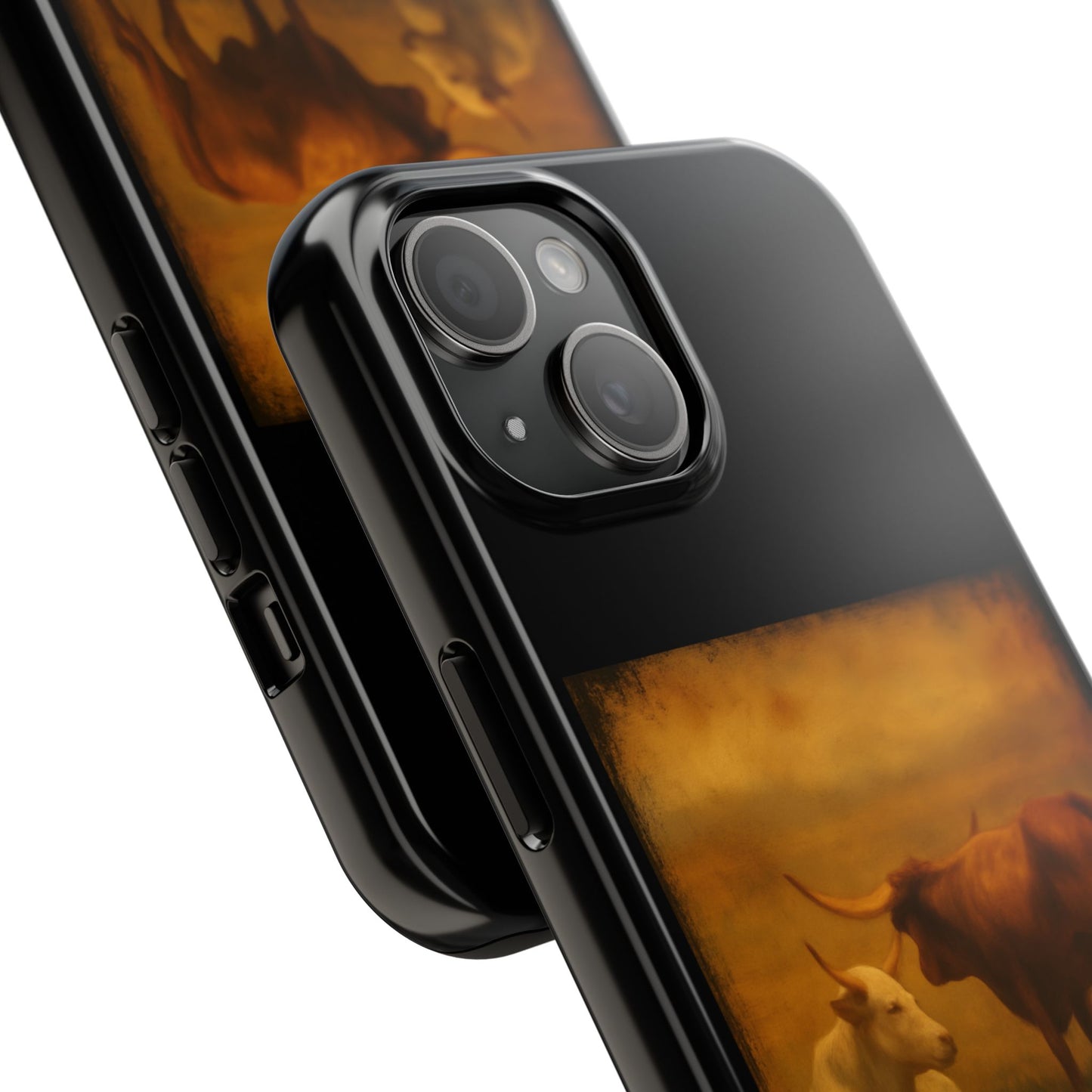 Unbothered Cows phone case | Cow art phone case, pastoral rustic design