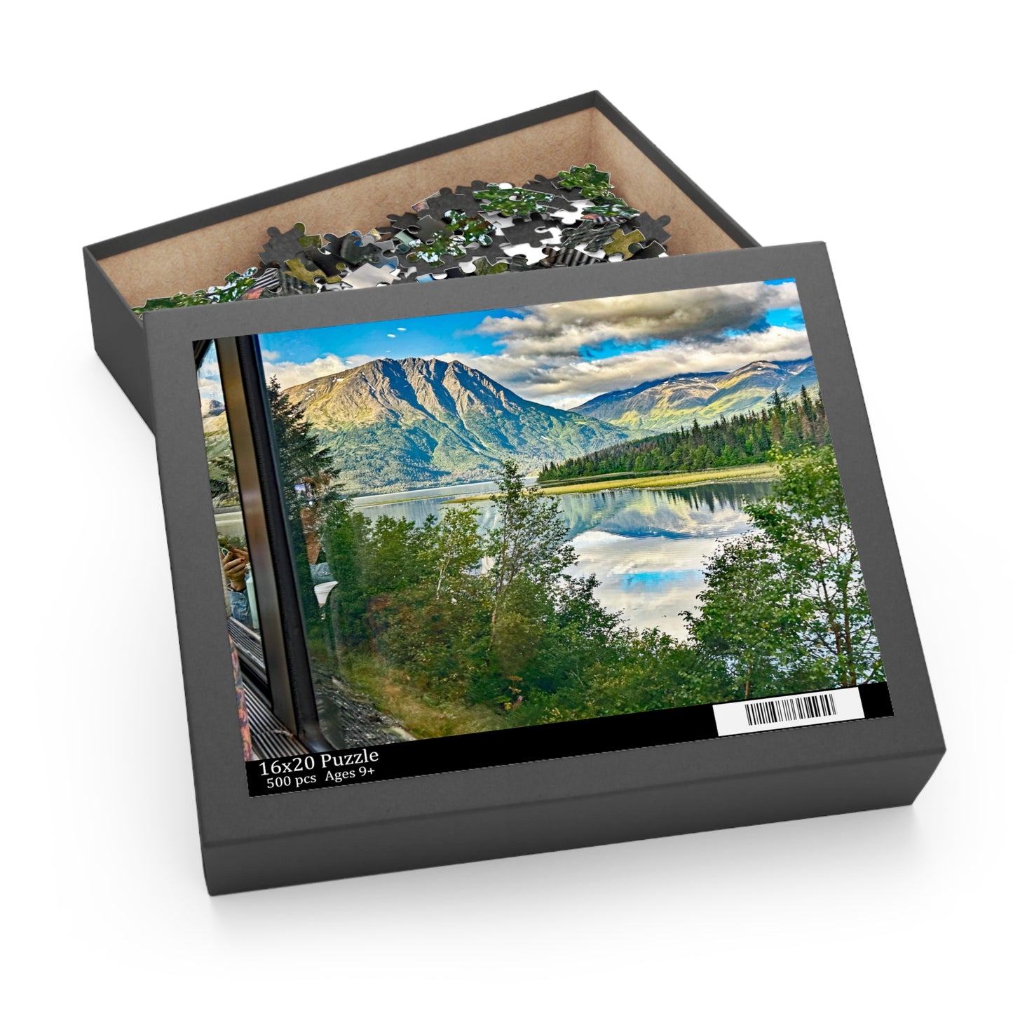 Reflections from White Pass – Alaska Rail Puzzle (500-Piece)