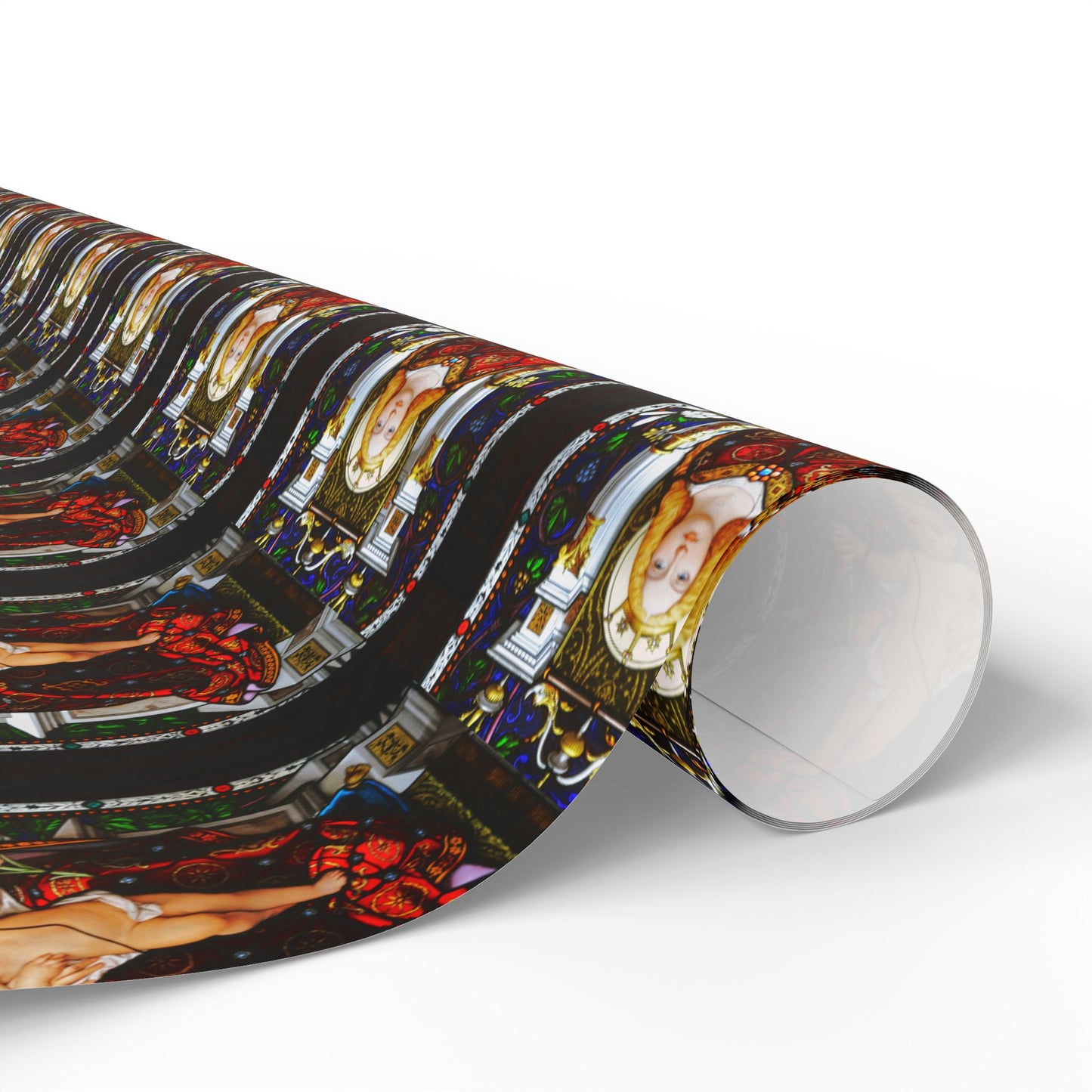 Madonna in Glass – Holiday Wrapping Paper