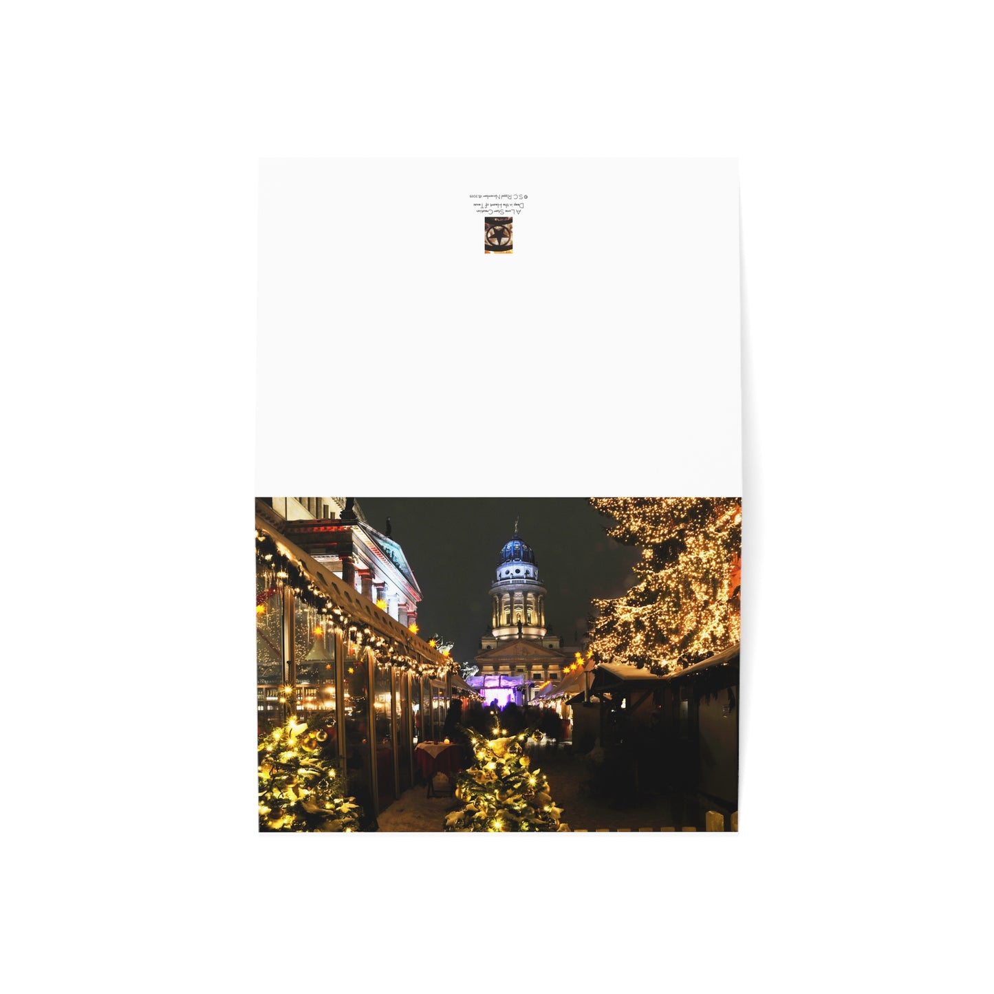 Cathedral Glow – Holiday Greeting Card (1/10/30/50 pcs)