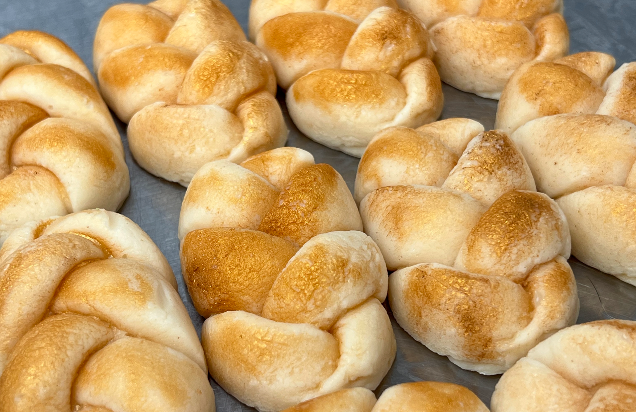 Loaf of FRESH BAKED BREAD | FAKE FOOD | Braided Bread |  5 oz