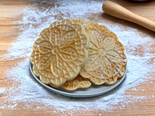 PIZZELLE Italian Waffle Cookies Wax Melts | Almond Biscotti | 3 Melts | 6 oz