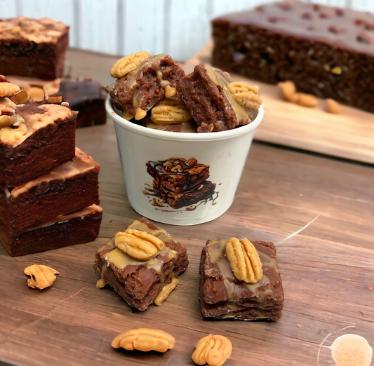 TURTLE BROWNIE BITES Wax Melts | Brownies, Pecans & Pralines scented | 6 oz
