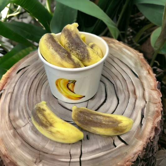 BANANA wax melts | Whole Mini Bananas | Banana Nut Bread scent | 5 Bananas | 5.25 oz