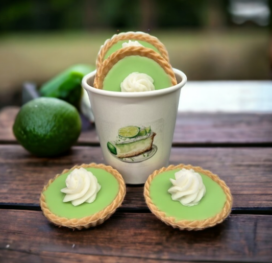 KEY LIME PIE Wax Melts | Fake Food | 3 mini pies | 6.5 oz