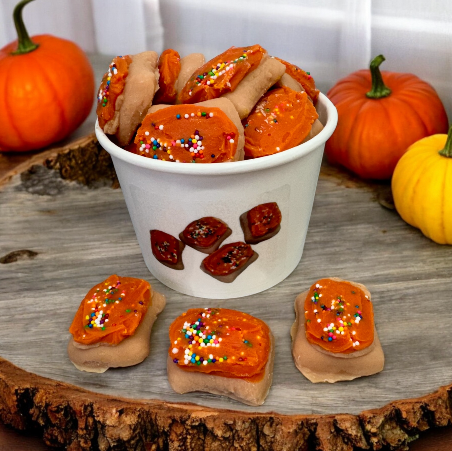 PUMPKIN PASTRY BITES wax melts | Frosted Pumpkin scent | 4.5 oz | 10 melts
