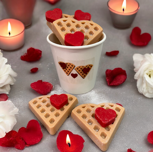 WAFFLE HEARTS wax melts | Serendipity scent | 6 oz