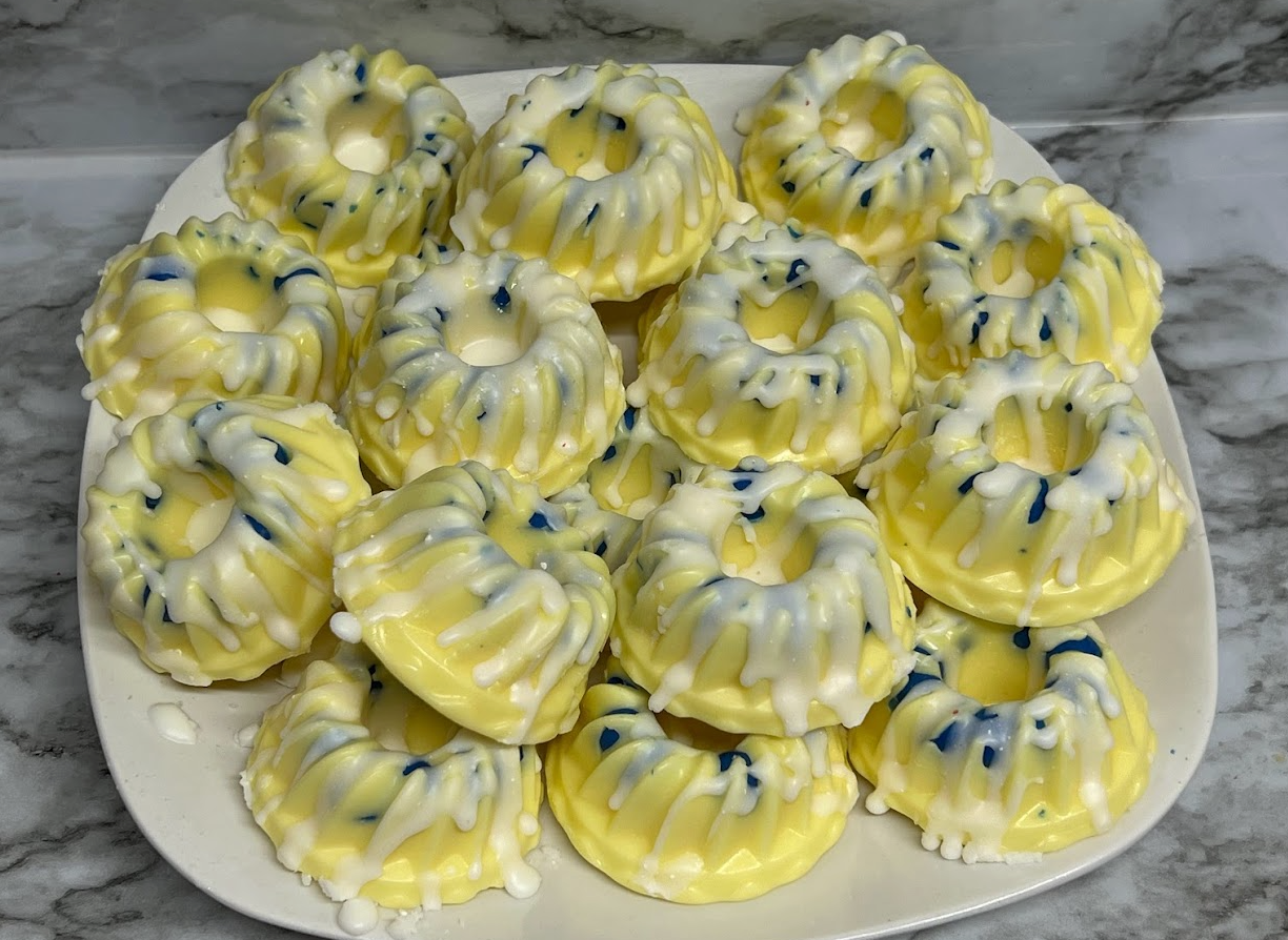 LEMON BLUEBERRY Mini Bundt Cake wax melts | 4 Melts | 6.25 oz