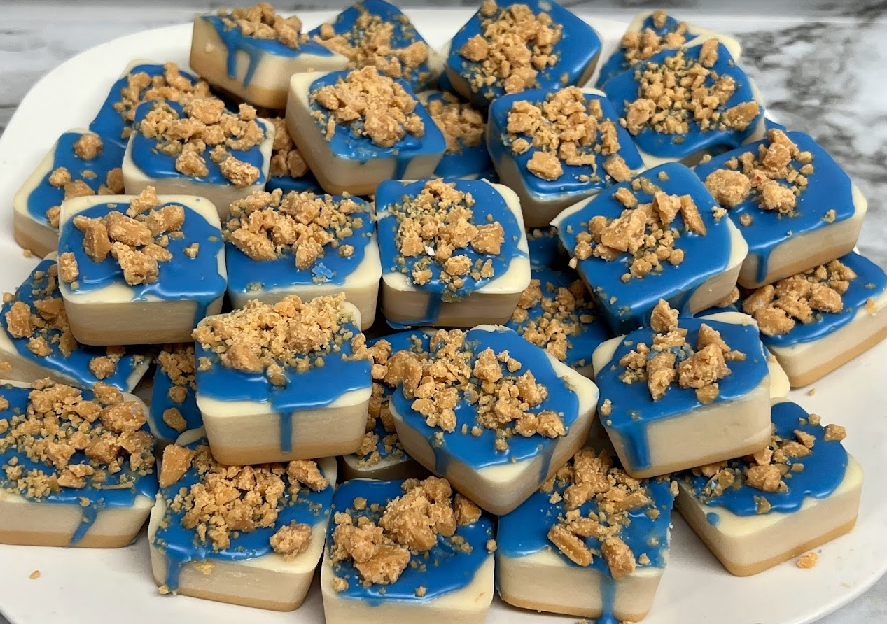 BLUEBERRY CHEESECAKE BITES Wax Melts with crumble | 7 melts | 5.5 oz
