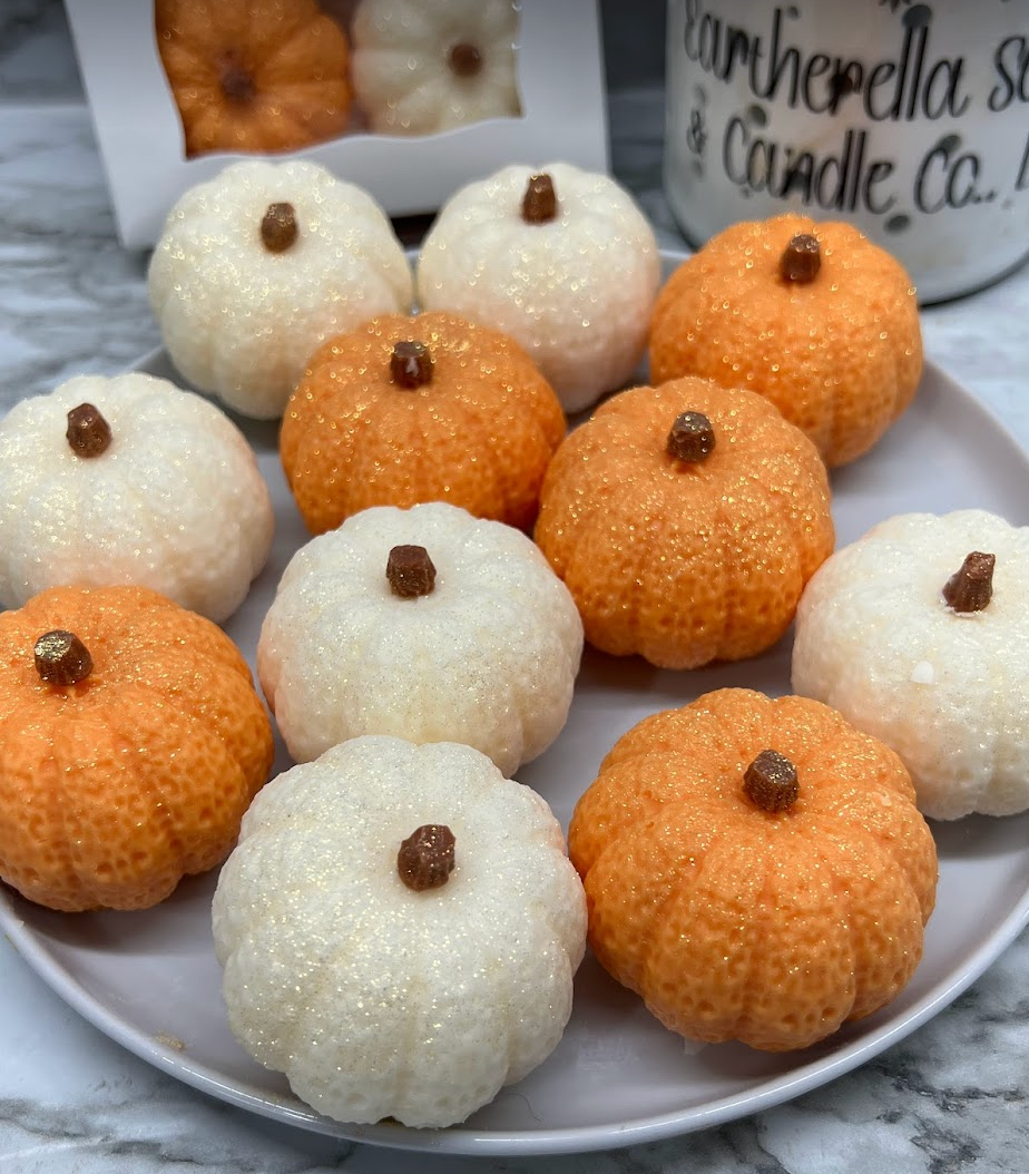 PUMPKINS wax melts 4pk | WHITE PUMPKIN | PUMPKIN APPLE | 8.25 oz