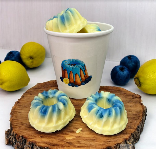 LEMON BLUEBERRY Mini Bundt Cake wax melts | 4 Melts | 6.25 oz