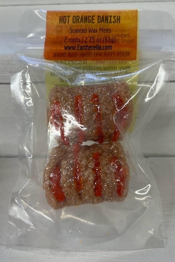 HOT ORANGE DANISH scented wax melts