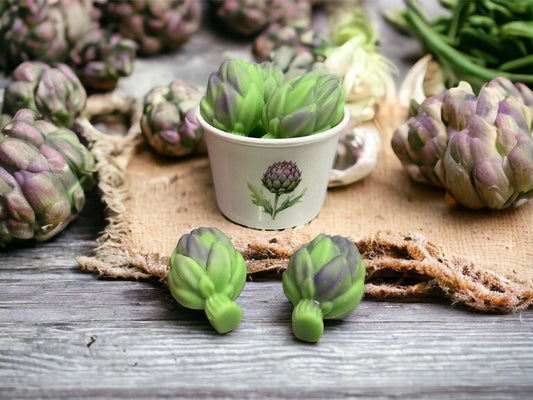 ARTICHOKE wax melts | Vegetable Veggies | Honeysuckle fragrance |  6.25 oz | 6 Melts